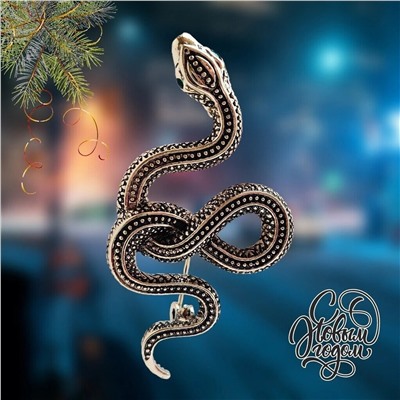 Брошь-кулон ЗМЕЙКА