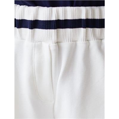 Шорты из эластичного футера-двухнитки