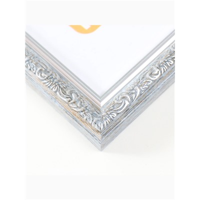 Фоторамка для фото 21×30 см Keep memories «Винтаж», пластик, морозное серебро, (пластиковый экран)