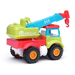 Кран со стрелой, под колпаком