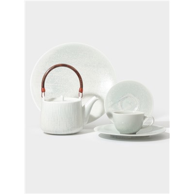 Чайник заварочный Magistro Willow, 700 мл, фарфор, голубой