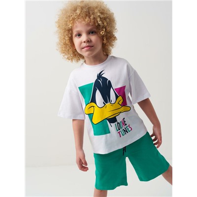 Комплект трикотажный для мальчиков: фуфайка (футболка), шорты