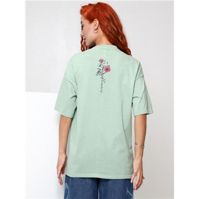 Футболка "Соцветие" (Фисташка)