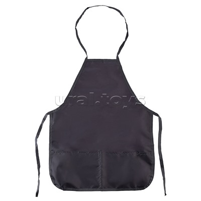 Накидка 39x49 см (S) водоотталкивающая ткань, 2 кармана, однотонный серый