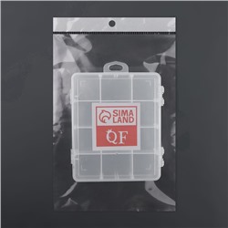 Органайзер для хранения мелочей, с подвесом, 12 ячеек, 14×12×3.3 см, прозрачный