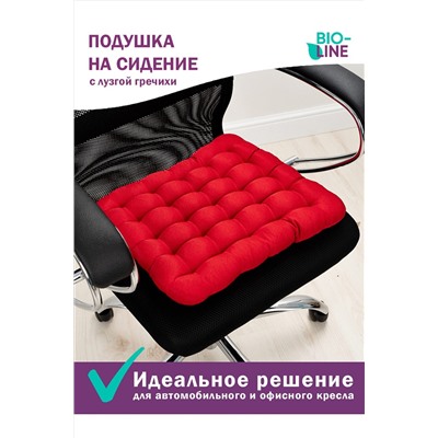 Подушка для мебели Bio-Line с гречневой лузгой PSG25 НАТАЛИ, 879652