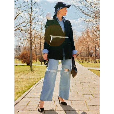 Пиджак женский MINAKU: Classic, чёрный, размер 42-44