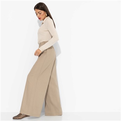 Брюки‑палаццо, Легкость льна