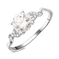 Кольцо, куб.циркон., BY-3584