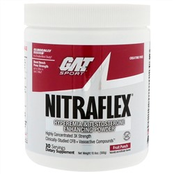 GAT, NITRAFLEX, Fruit Punch, 10.6 oz (300 g)