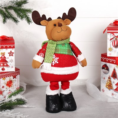 Новогоднее украшение Олень на телескопических ножках 40/70см / HS2022 /уп 36/