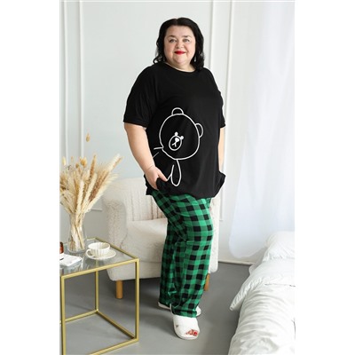 Пижама с брюками больших размеров Мишка НАТАЛИ, 1197423