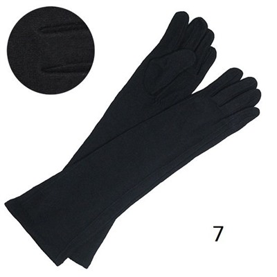 Перчатки женские длинные кашемир без подклады