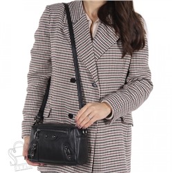 Сумка женская кожаная   553NN black Natale Navetta