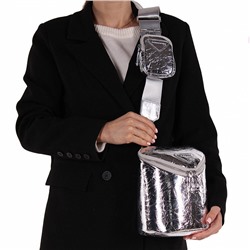 Сумка 6316F silver Polina&Eiterou