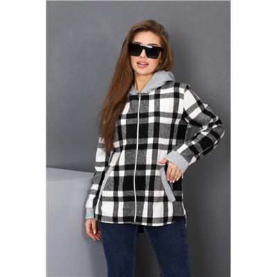 Толстовка 52274 (Клетка)