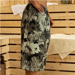 Полотенце для бани «Герой» мужской килт 80×145 см, 100 % хл, вафельное полотно