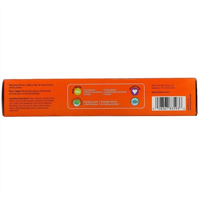 Kiss My Face, Obsessively Kids, Toothpaste, Fluoride Free, Berry Smart, 4 oz (113 g)