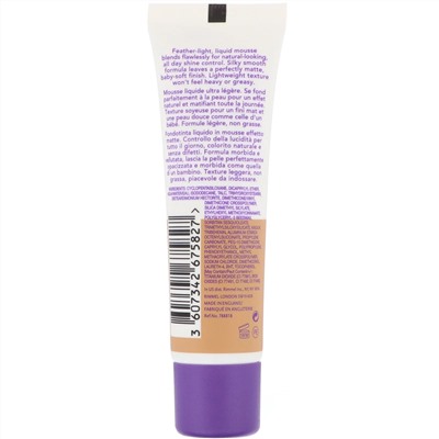 Rimmel London, Жидкий тональный мусс Stay Matte, оттенок 300 песочный, 30 мл