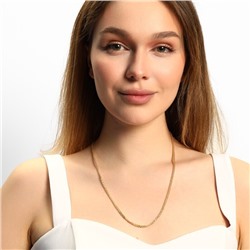 Цепочка на шею ювелирная бижутерия Итальянское золото (покрытие желтое 14к), арт.213.287