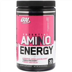 Optimum Nutrition, Essential Amino Energy, Juicy Strawberry Burst, 9.5 oz (270 g)