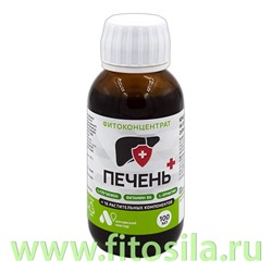 Фитоконцентрат жидкий ПЕЧЕНЬ + 100 мл  "Алтайский нектар"