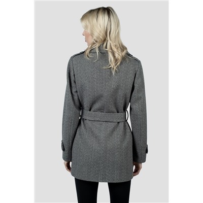 01-12248 Пальто женское демисезонное (пояс)