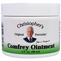 Christopher's Original Formulas, Мазь с окопником, 2 жидких унции (59 мл)