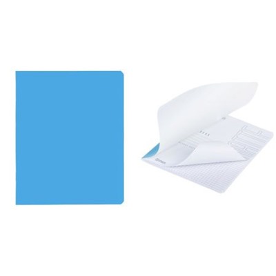 Тетрадь  48л клетка "SoloMatte.Небесная лазурь" Soft-touch (092726) Хатбер