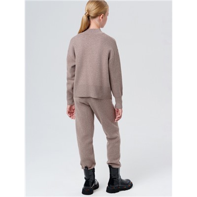 Комплект трикотажный для девочек: джемпер, брюки