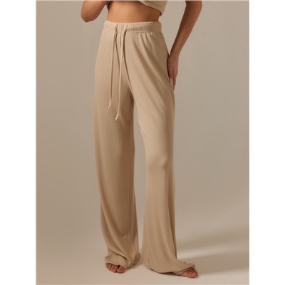 Брюки домашние женские SL HOME Soft Home, размер 52-54, бежевые