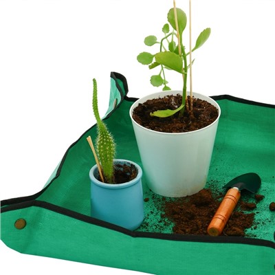 Коврик для пересадки растений, пластик, 50×50 см, Greengo