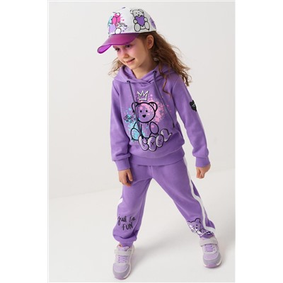 Брюки трикотажные для девочек PLAYTODAY, 1240540