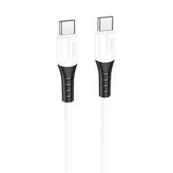Кабель Type-C - Type-C Hoco X82 15W 100см 3A  (white)