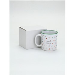 УЦЕНКА Кружка керамическая новогодняя «Тепла и уюта», 340 мл