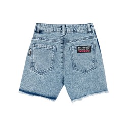 Шорты текстильные джинсовые для девочек