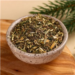 Подарочный набор новогодний «Крепкого здоровья»: три вида сбора трав 60 г ( 3 шт. × 20 г)., варенье из сосновых шишек 100 мл.