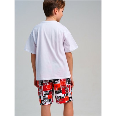 Комплект трикотажный для мальчиков: фуфайка (футболка), шорты