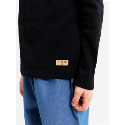 Водолазка детская MINAKU, чёрная, рост 116 см