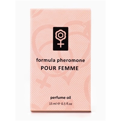 Парфюмерное масло женское с феромонами Formula Pheromone Pour Femme, 15 мл (по мотивам Lacoste Pour Femme (Lacoste)