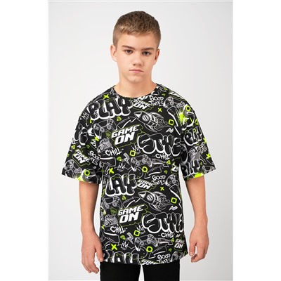 Детская футболка оверсайз Happyfox