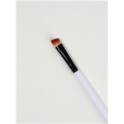 Кисть для макияжа, скошенная, 13.5 (± 1) см, белая