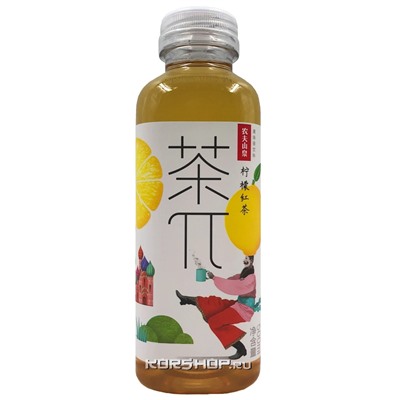 Напиток негаз. "Черный чай с лимоном" Пи Nongfu Spring, Китай, 500 мл. Срок до 14.12.2025.Распродажа