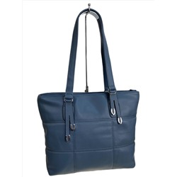 Женская сумка из искусственной кожи, цвет синий