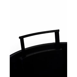 Кашпо для цветов «Стрип», 30 л, d=39 см, h=37 см, пластиковое, со вставкой, белое