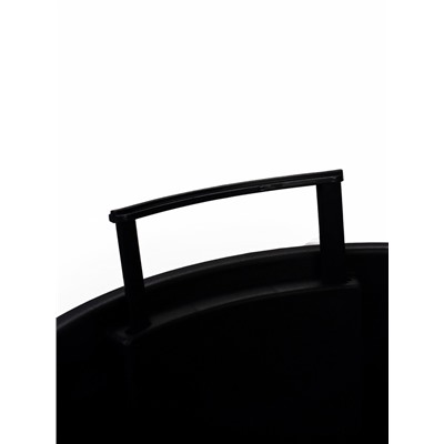 Кашпо для цветов «Стрип», 30 л, d=39 см, h=37 см, пластиковое, со вставкой, белое