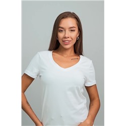 Женская футболка с V образным вырезом Happyfox