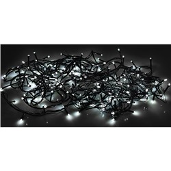 Электрогирлянда светодиодная 10 м, 200 ламп, холодный