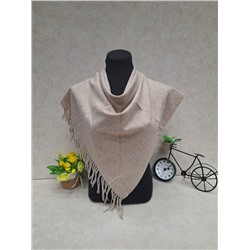 Платок из кашемира, цвет светло коричневый