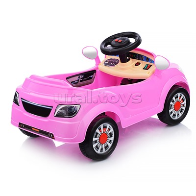Детский электромобиль ROCKET,1 мотор 20 ВТ, розовый